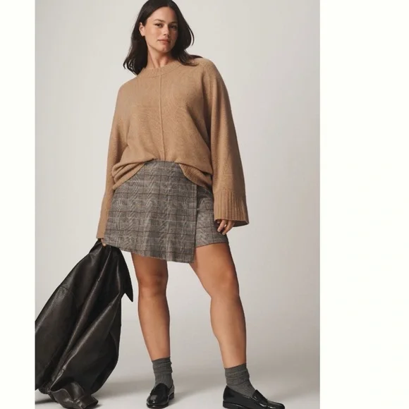 NWT Anthropologie The Chandler Cashmere Crew-Neck Relaxed Pullover Sweater XL - Picture 15 of 16